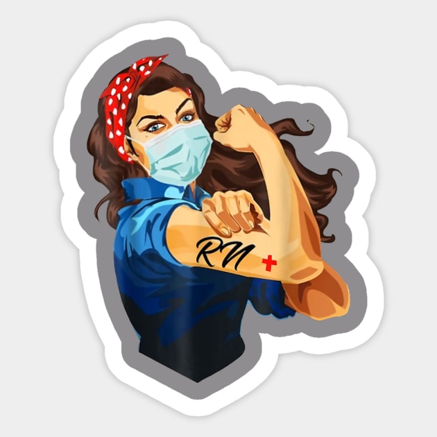 RN Nurse T-Shirt Sticker by wilson